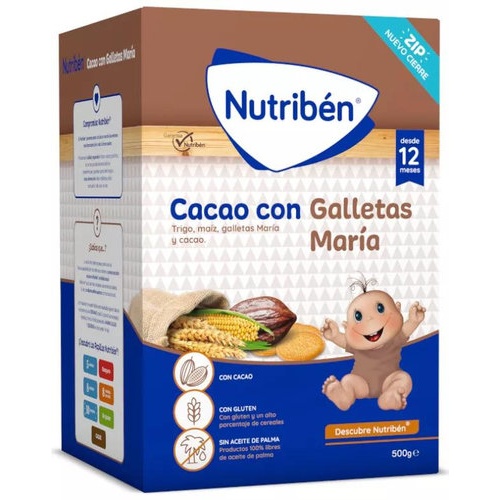 Nutribén Cacao con galletas María (500 g)
