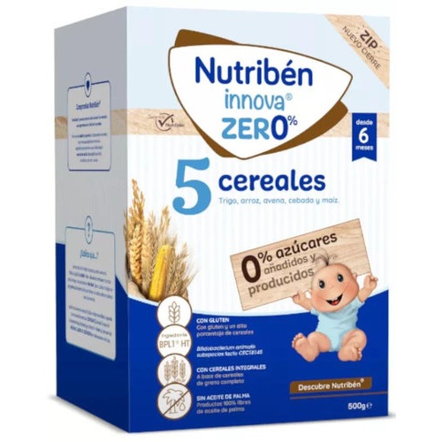 Nutriben innova 5 cereales 0% (1 envase 500 g)