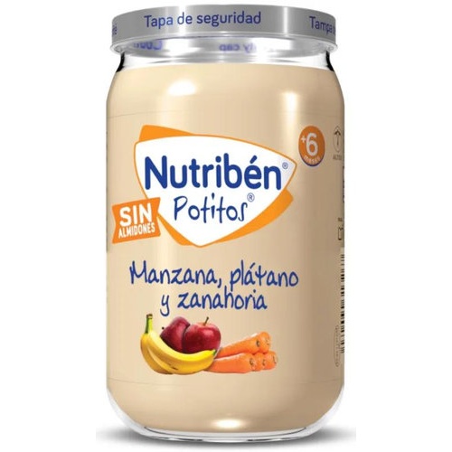 Nutriben manzana platano y zanahoria  1 potito 235 g