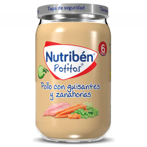 Nutriben potitos guiso garbanzos con pollo y ternera  1 envase 235 g