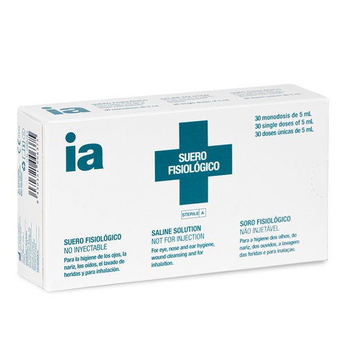 Interapothek suero fisiológico monodosis 30 ud
