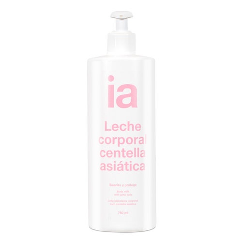 Interapothek Leche Hidratante Corporal Centella Asiática con Dosificador (750 ml)