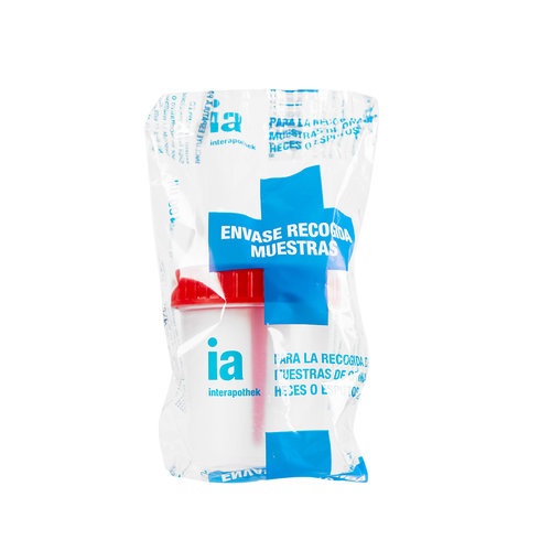 Envase envase recogida muestra heces - interapothek (1 envase 100 ml)