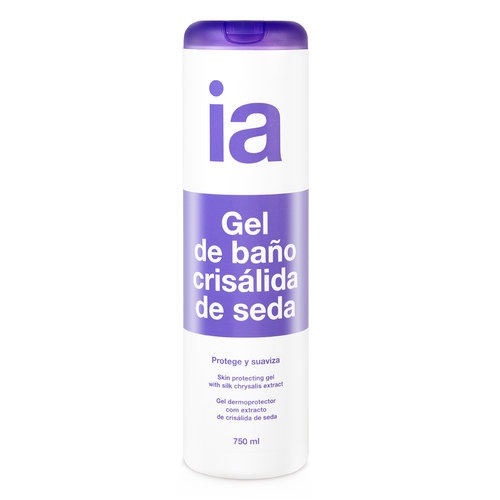 Interapothek gel de baño y ducha crisalida de seda (1 envase 750 ml)