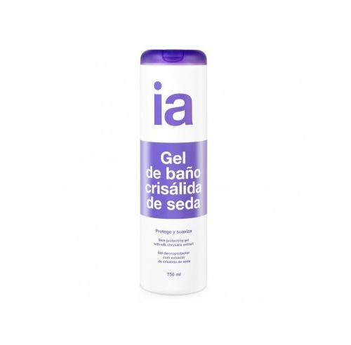 Interapothek gel de baño y ducha crisalida de seda  1 envase 750 ml con dosificador