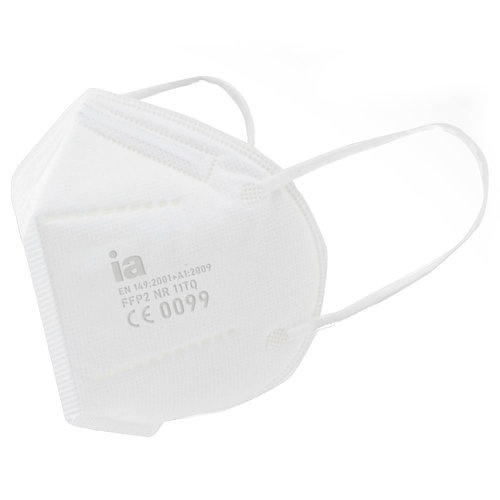 Mascarilla autofiltrante antiparticulas ffp2 nr - interapothek (4 unidades color blanca)