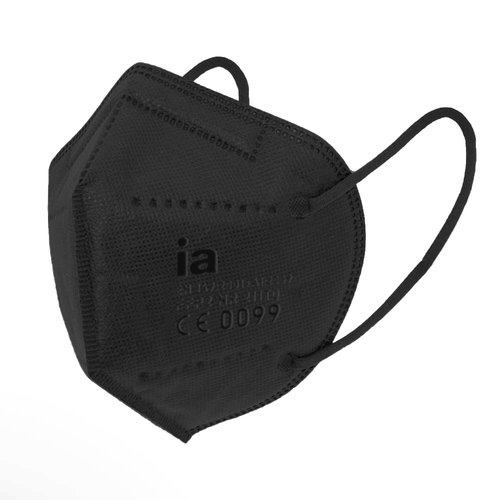 Mascarilla autofiltrante antiparticulas ffp2 nr interapothek 4 unidades color negra - interapothek