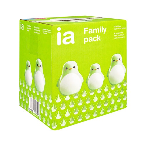 Interapothek Toallitas bebe aloe vera (480 ud)