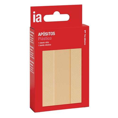 Interapothek apositos plastico 1 unidad 100 cm x 6 cm tira
