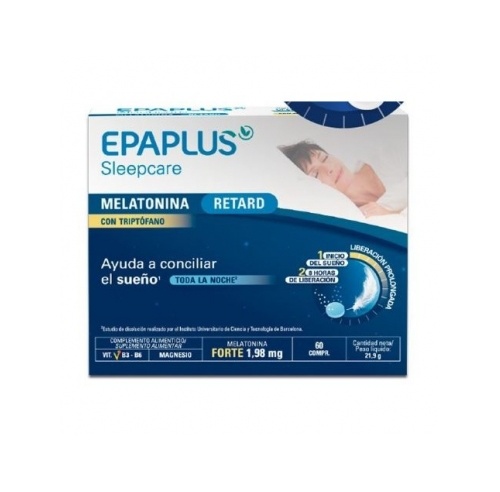 Epaplus melatonina forte+ c/ triptofano (1,98 mg 60 capsulas)