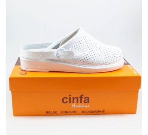 Zuecos - hankshoes relax (blanco talla 37)
