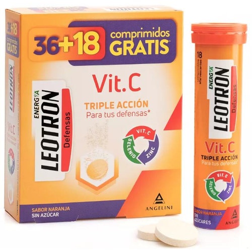 Leotron Vitamina C (36 comprimidos efervescentes)