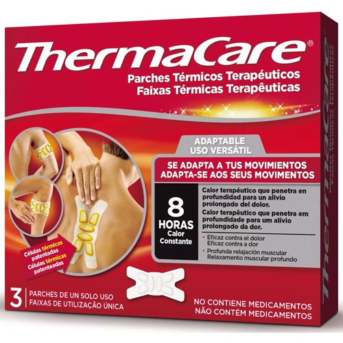 Thermacare parches termicos adaptables (3 parches)