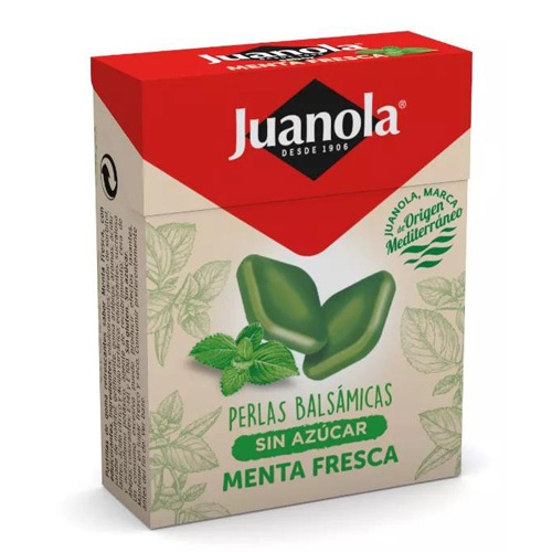 Juanola Perlas Balsámicas sabor Menta Fresca (25 g)
