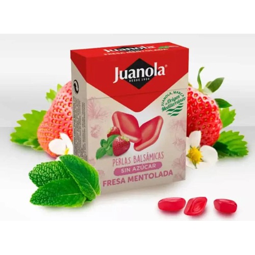 Juanola Perlas Balsámicas Fresa Mentolada (25 g)