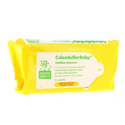 Mamá Natura CalenduflorBaby Toallitas de calendula (72 ud)