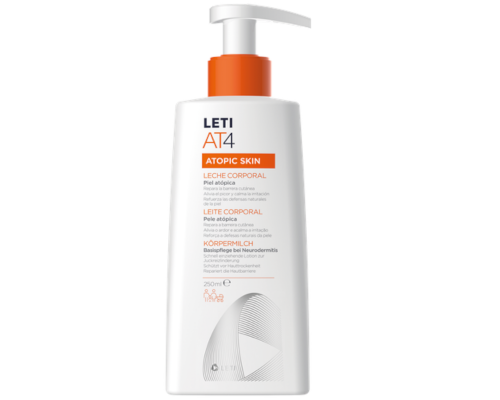 Leti at4 leche corporal  1 botella 250 ml