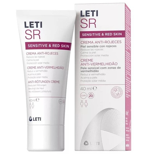 LetiSR Crema Anti-Rojeces con factor SPF 20 (40 ml)