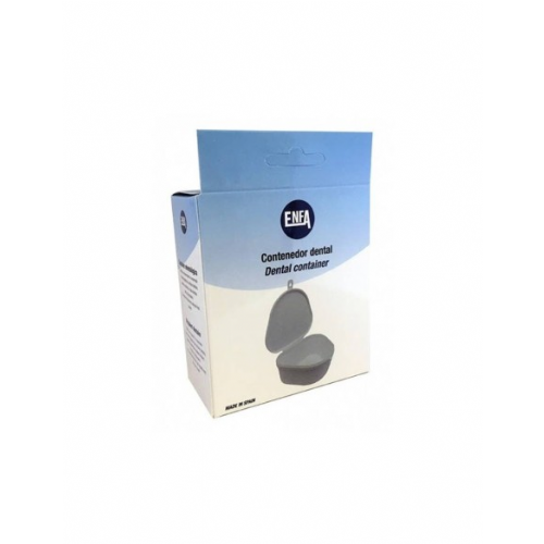 Estuche contenedor ortodoncia y protesis blanco o verde
