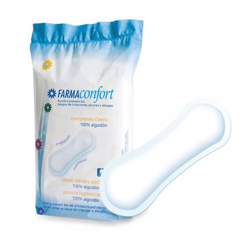 Compresas higienicas femeninas - farmaconfort classic (anatomicas 20 unidades)