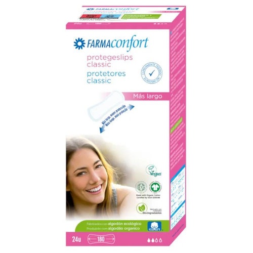 Farmaconfort Protegeslip Classic de algodón ecológico (30 ud)