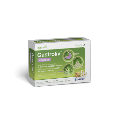 Gastroliv nauseas 30 comprimidos