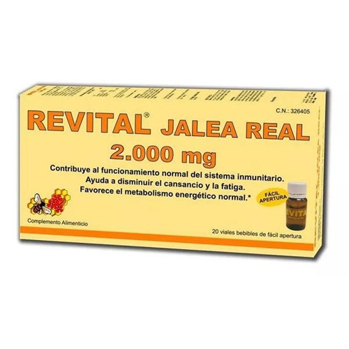 Revital Jalea Real 2000 mg (20 viales bebibles)