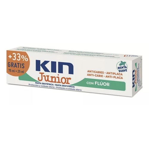 Fluor KIN Junior Pasta Dentífrica Sabor Cola (75 ml)