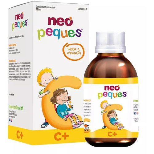 Neo peques c +  1 frasco 150 ml sabor naranja