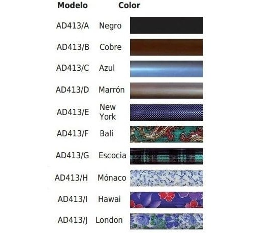 Baston aluminio fashion new york ad41