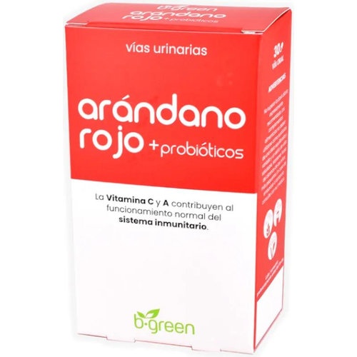 B-Green Arándano rojo + Probióticos (30 cápsulas)