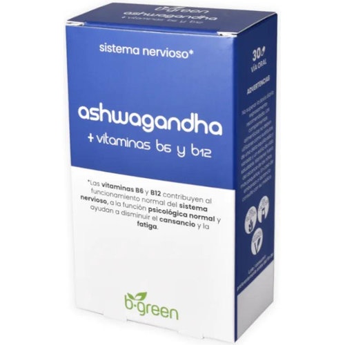 B. green ashwagandha  30 capsulas