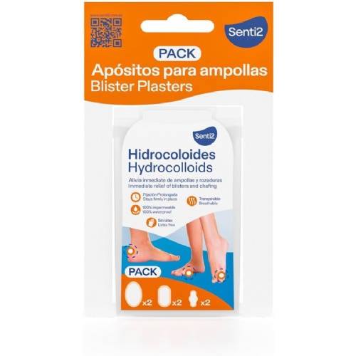 Aposito hidrocoloide para ampollas pack 3 tamaños