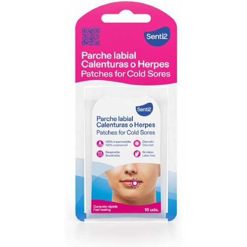 Parche labial calenturas o herpes