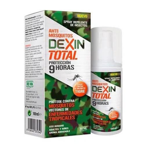 DEXIN Loción Repelente Anti Mosquitos Spray (100 ml)