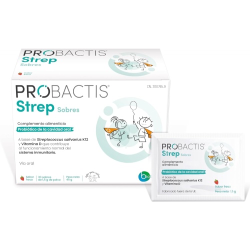Probactis strep kids  30 sobres 1,5 g sabor fresa