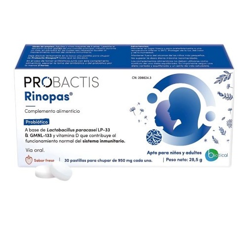 Probactis rinopas  30 pastillas para chupar