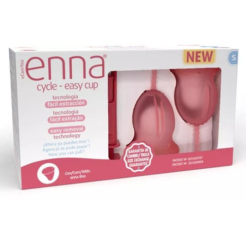 Enna Cycle Easy cup Copa menstrual 1 unidad talla S (con aplicador) 