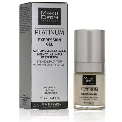 Martiderm Platinum Expression Gel Contorno ojos y labios (15 ml)