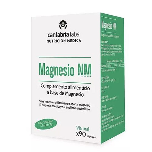 Magnesio NM (90 cápsulas x 480 mg)