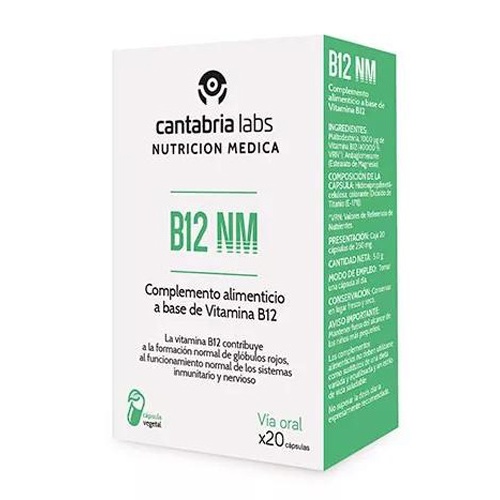 B12 NM (20 cápsulas x 250 mg)