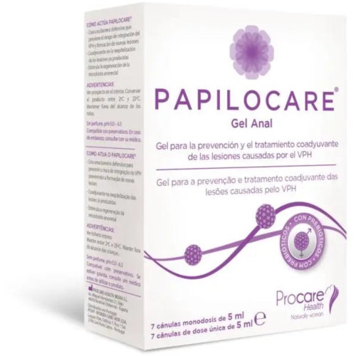Papilocare gel anal (7 canulas 5 ml)