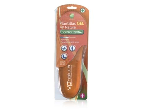 Plantillas de gel recortable - vp natura trabajo (1 par mujer)