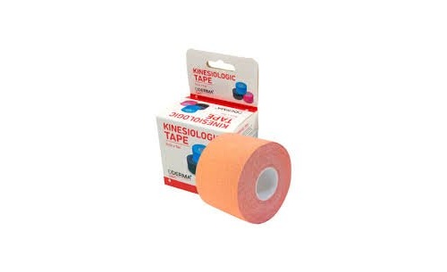Kinesiologic tape dderma sanity  1 unidad 5 m x 5 cm color beige