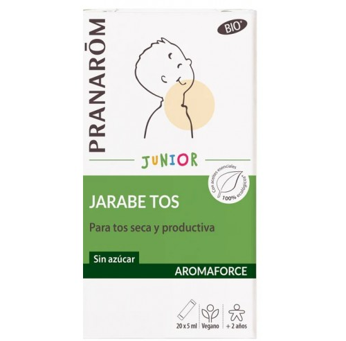 Aromaforce junior jarabe tos  20 sobres 5 ml