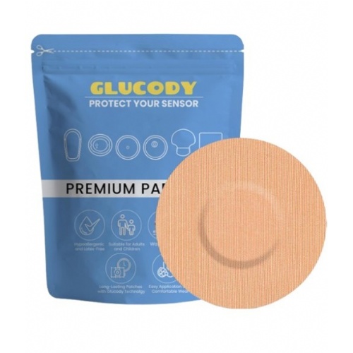 Glucody Parches Protectorres Sensor color marrón 10 ud