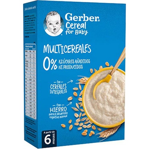 Gerber Multicereales 0% azúcares añadidos 270g