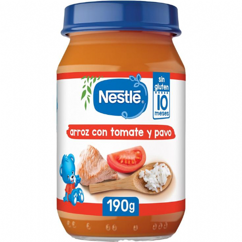 Nestle arroz con tomate y pavo (1 tarro 190 g)