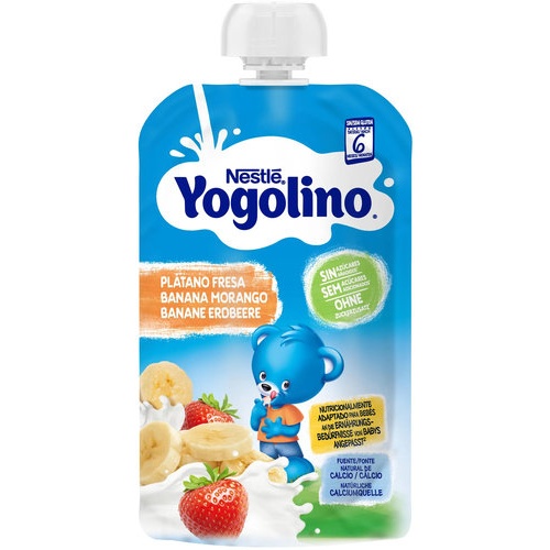Nestle yogolino platano-fresa  1 bolsa 100 g