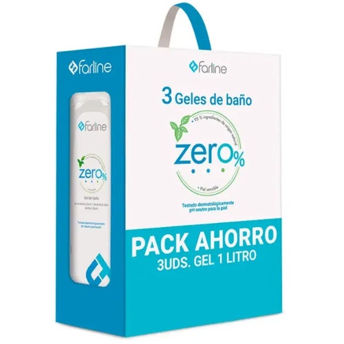 Farline 3 geles de baño 1l zero